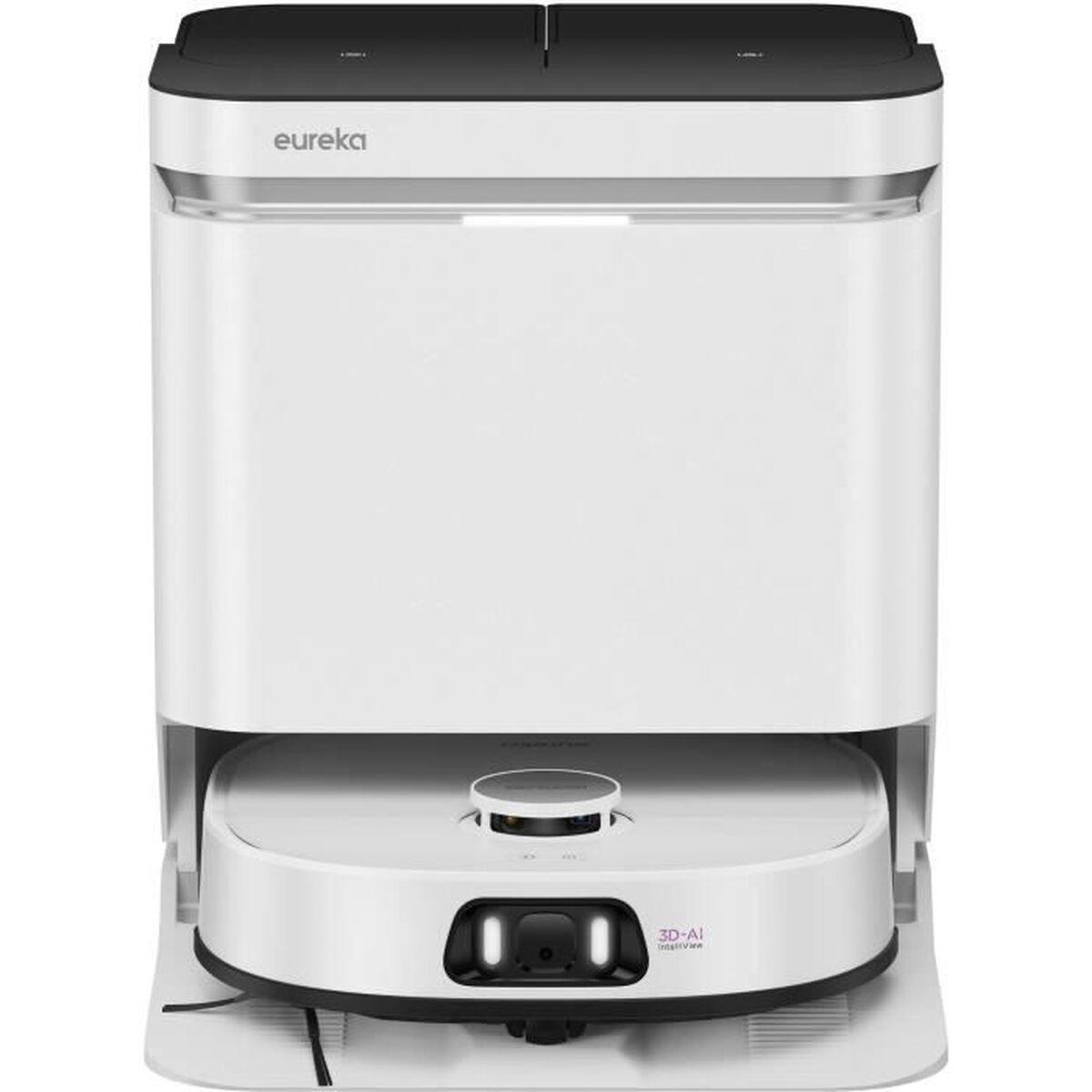 Robotstøvsuger med moppefunktion - Eureka, hvid