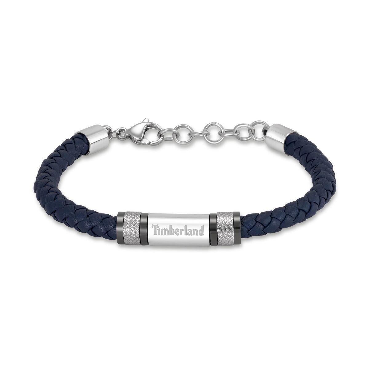 Armbånd Timberland TDAGB0003202 - navy flet med stål