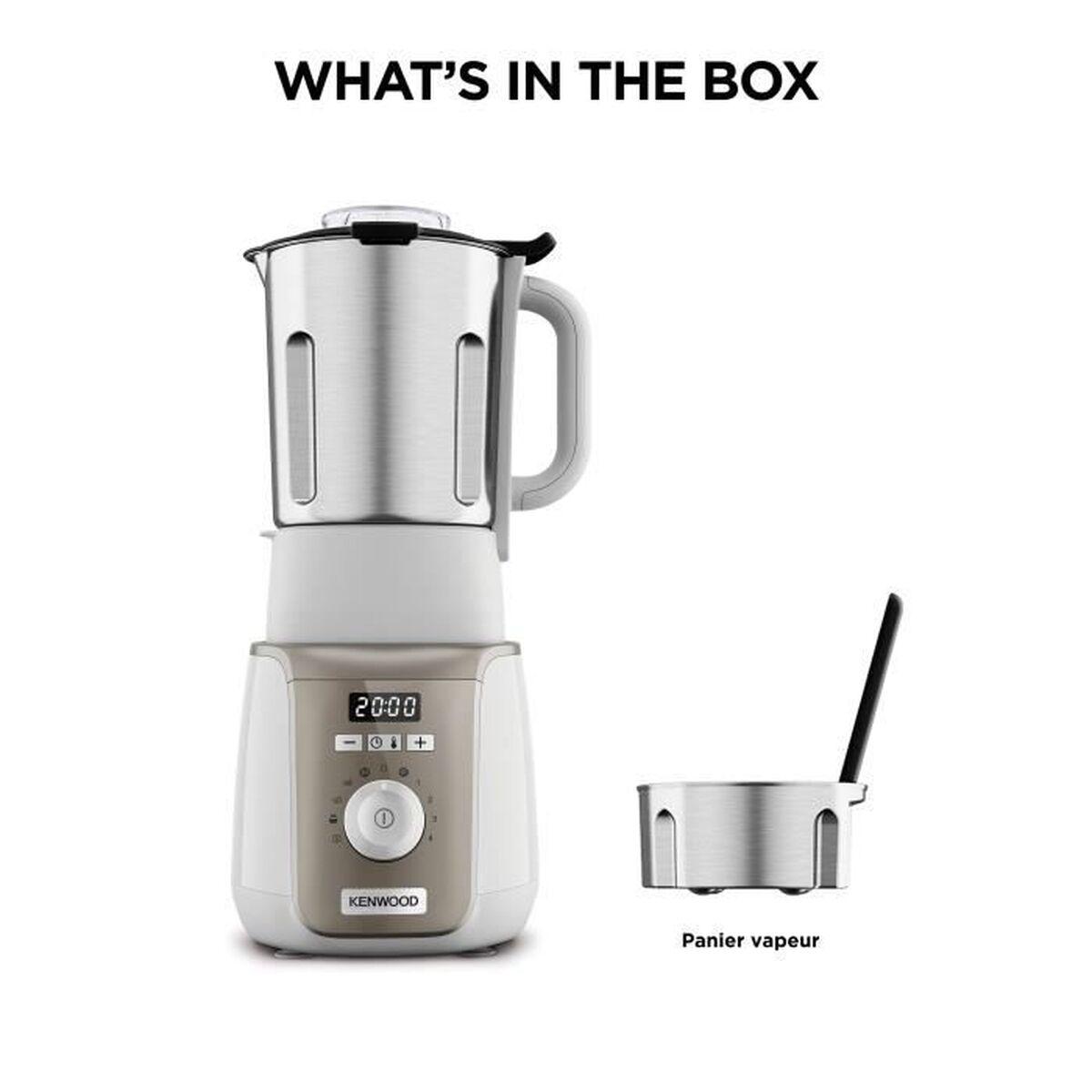 Kenwood blender med kande - 1,75 l, 1.000 W - Hvid/Champagne