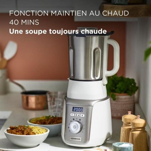 Kenwood blender med kande - 1,75 l, 1.000 W - Hvid/Champagne
