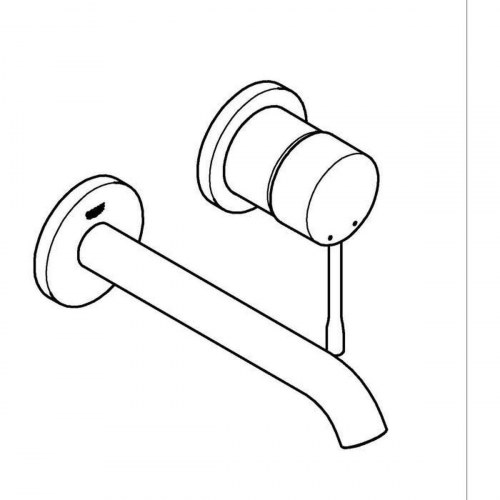 Håndvaskarmatur vægmonteret Grohe - hane med blandingsbatteri
