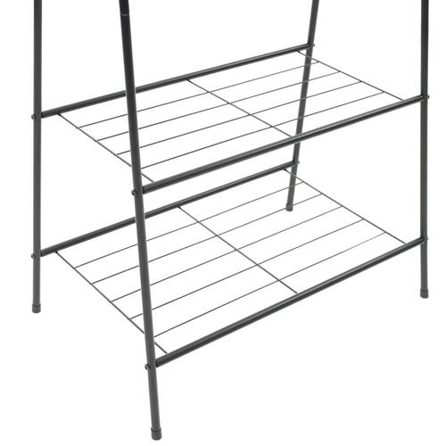 Tøjstativ 59 x 35 x 150 cm sort (OUTLET A)