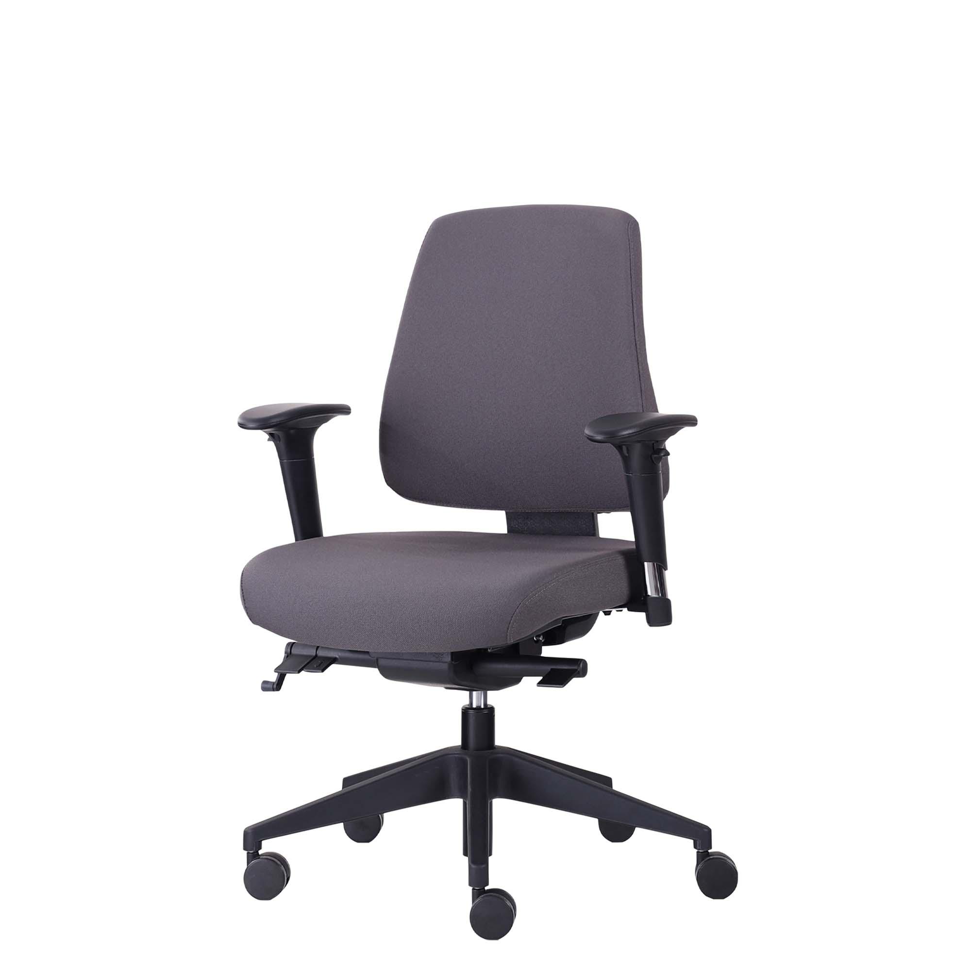 Kontorstol Canadian Ergo 01 mørkegrå ergonomisk stol