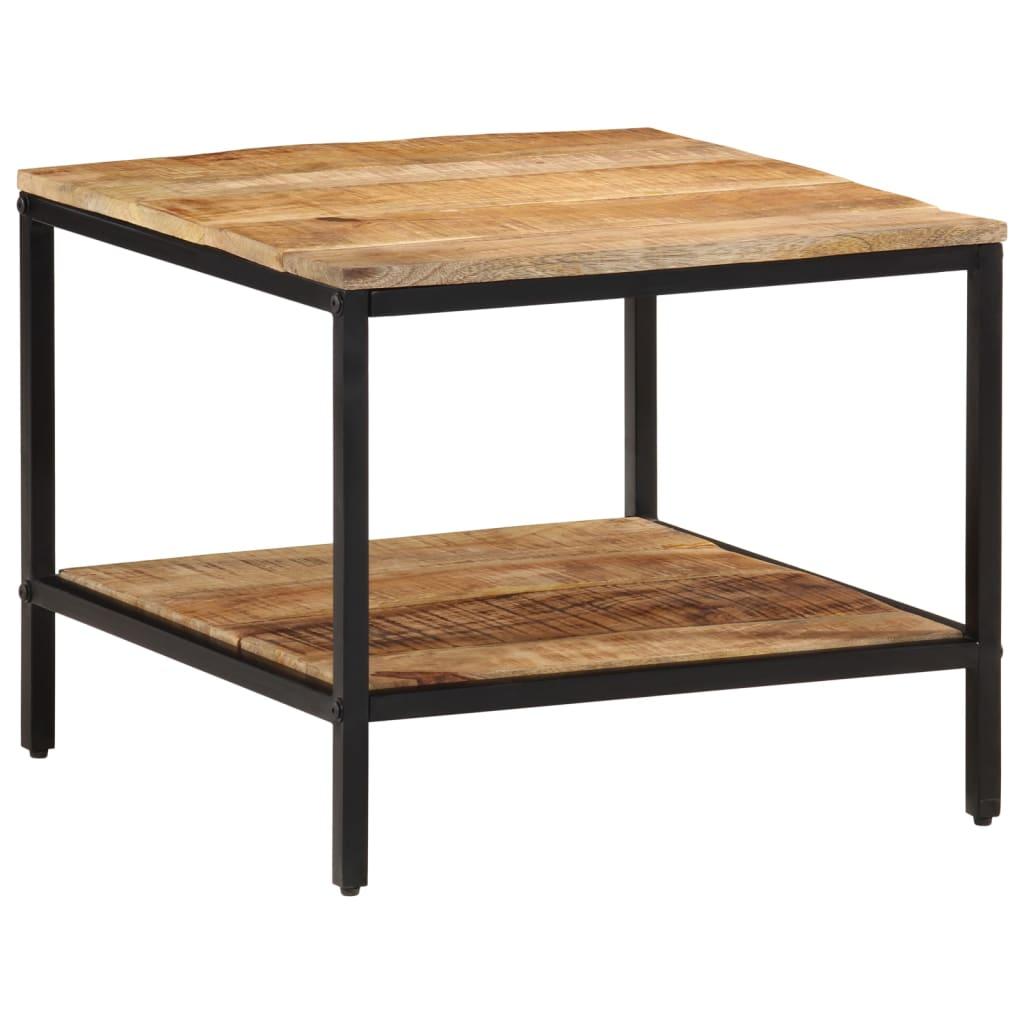 Sofabord 55x55x45 cm massivt ru mangotrÃ¦