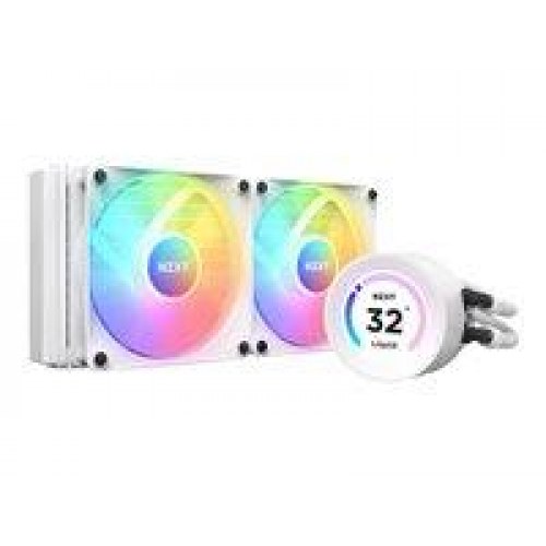 Vandkøling CPU - NZXT Kraken Elite 240 RGB, hvid, 120 mm