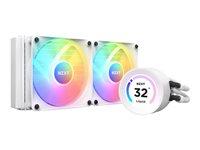 Vandkøling CPU – NZXT Kraken Elite 240 RGB, hvid, 120 mm billede