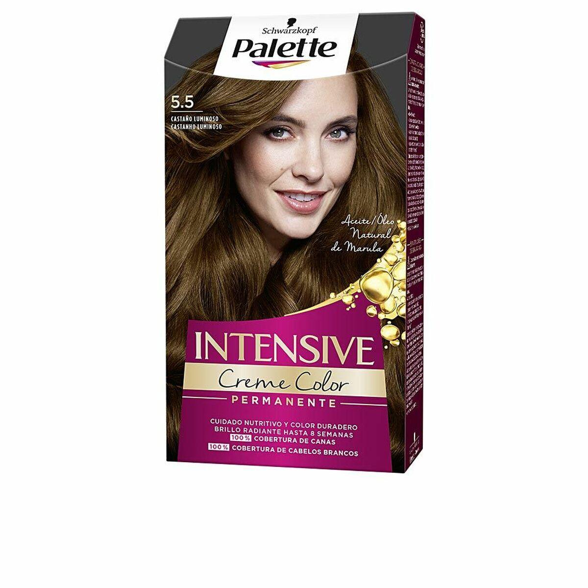 Permanent hårfarve Schwarzkopf Palette Intensive 5.5 Lys kastanje