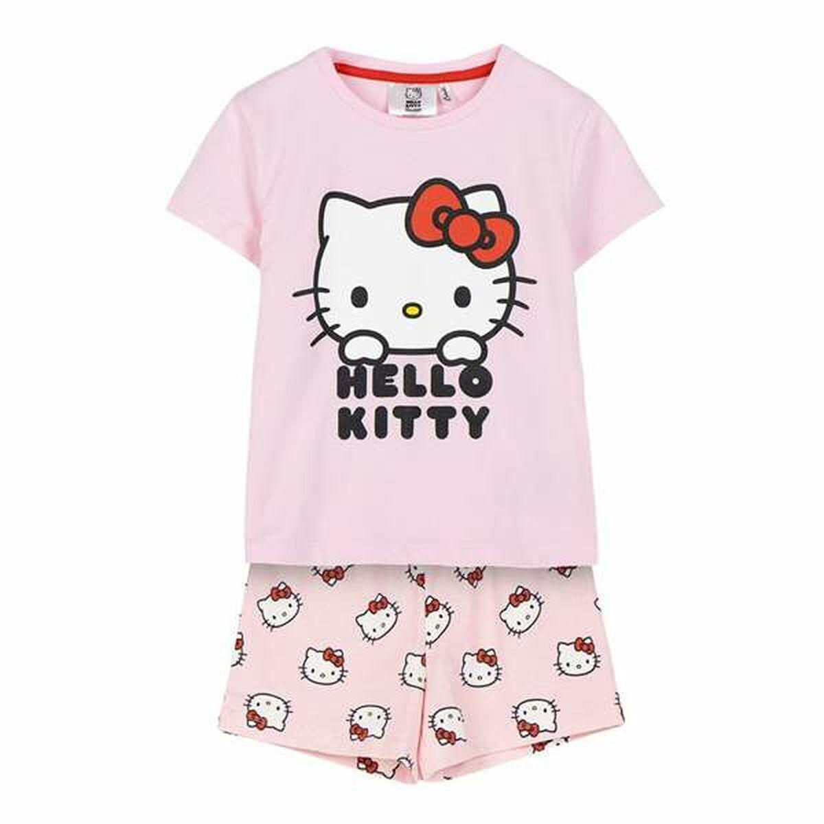 Hello Kitty Nattøj Til Piger Pink 10 år 2 Dele