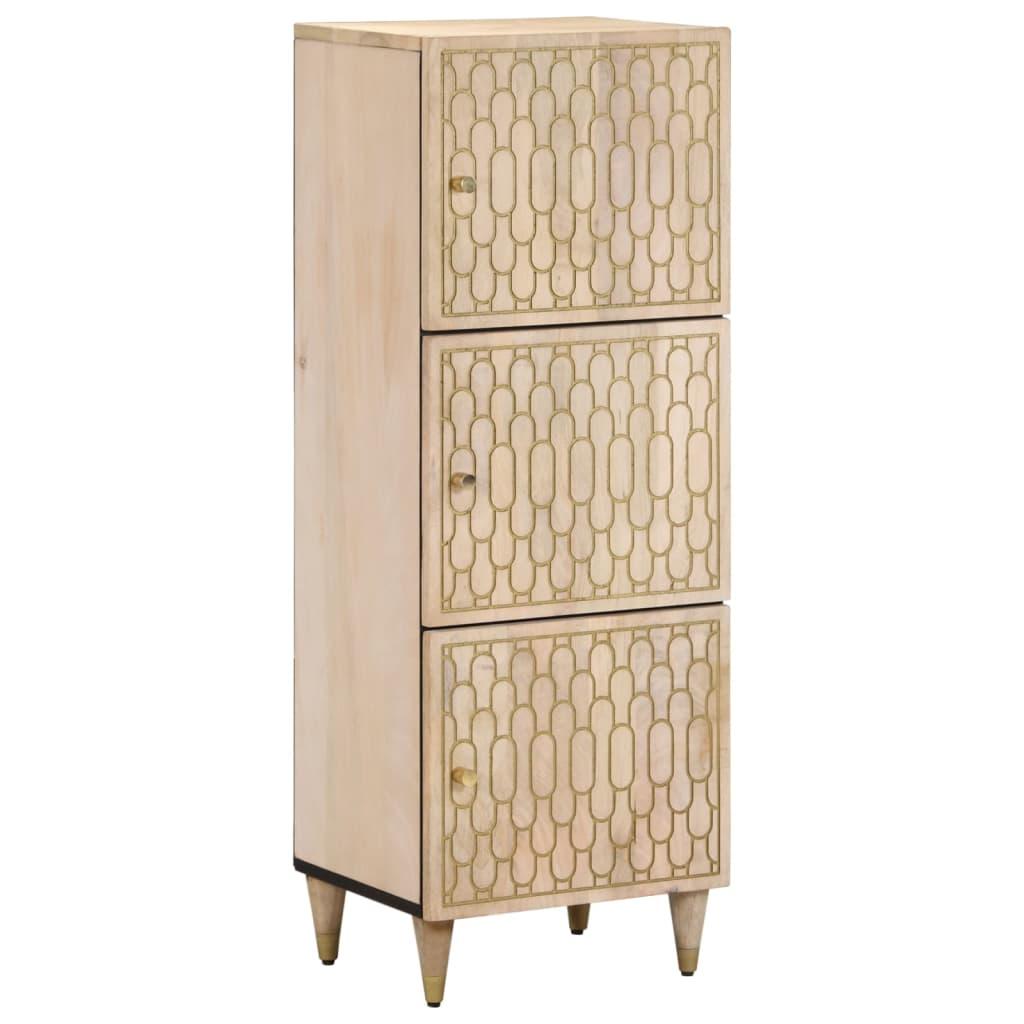 Skab 40x33x110 cm massivt mangotræ
