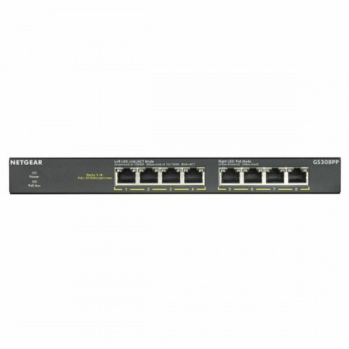 Netværksswitch Netgear GS308PP-100EUS RJ-45 8-port PoE