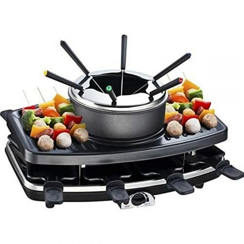 Raclette grill med fondue Continental Edison FD12881 - 1.100 W