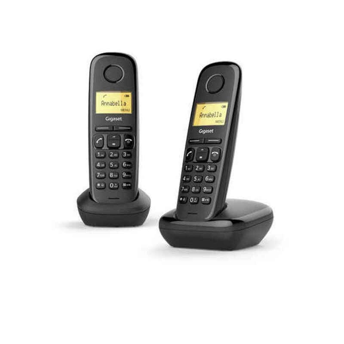 Gigaset A170 Duo trådløs telefon - sort (2 håndsæt)
