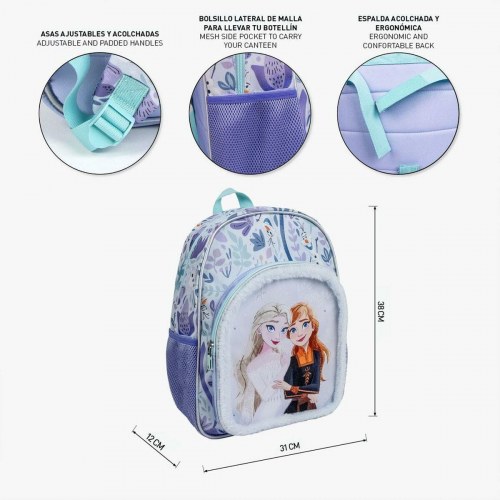 Rygsæk Frozen - Skoletaske 38 cm, syren