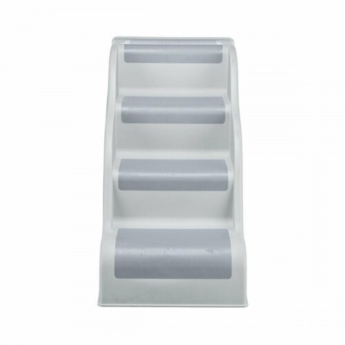 Hundetrappe Trixie lysegrå - naturgummi/plast TPR 38,5 × 60 × 79 cm