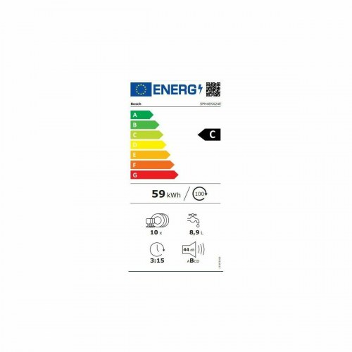 BOSCH SPH4EKX24E smal integrerbar opvaskemaskine 45 cm