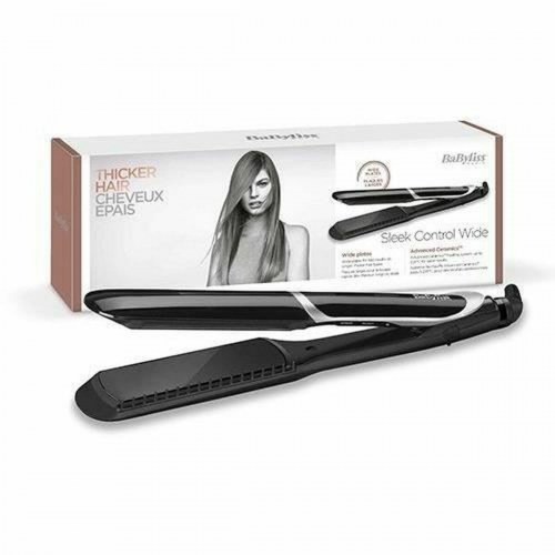 Glattejern Babyliss ST397E - sort, bred med keramiske turmalinplader