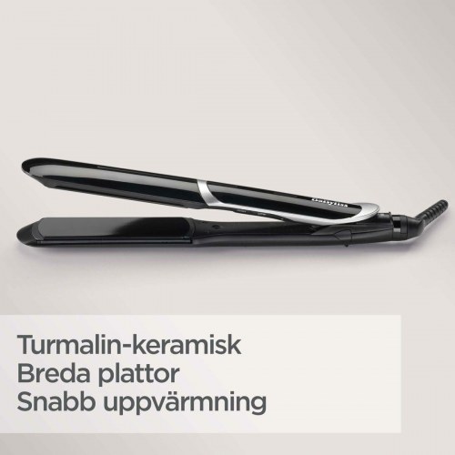 Glattejern Babyliss ST397E - sort, bred med keramiske turmalinplader