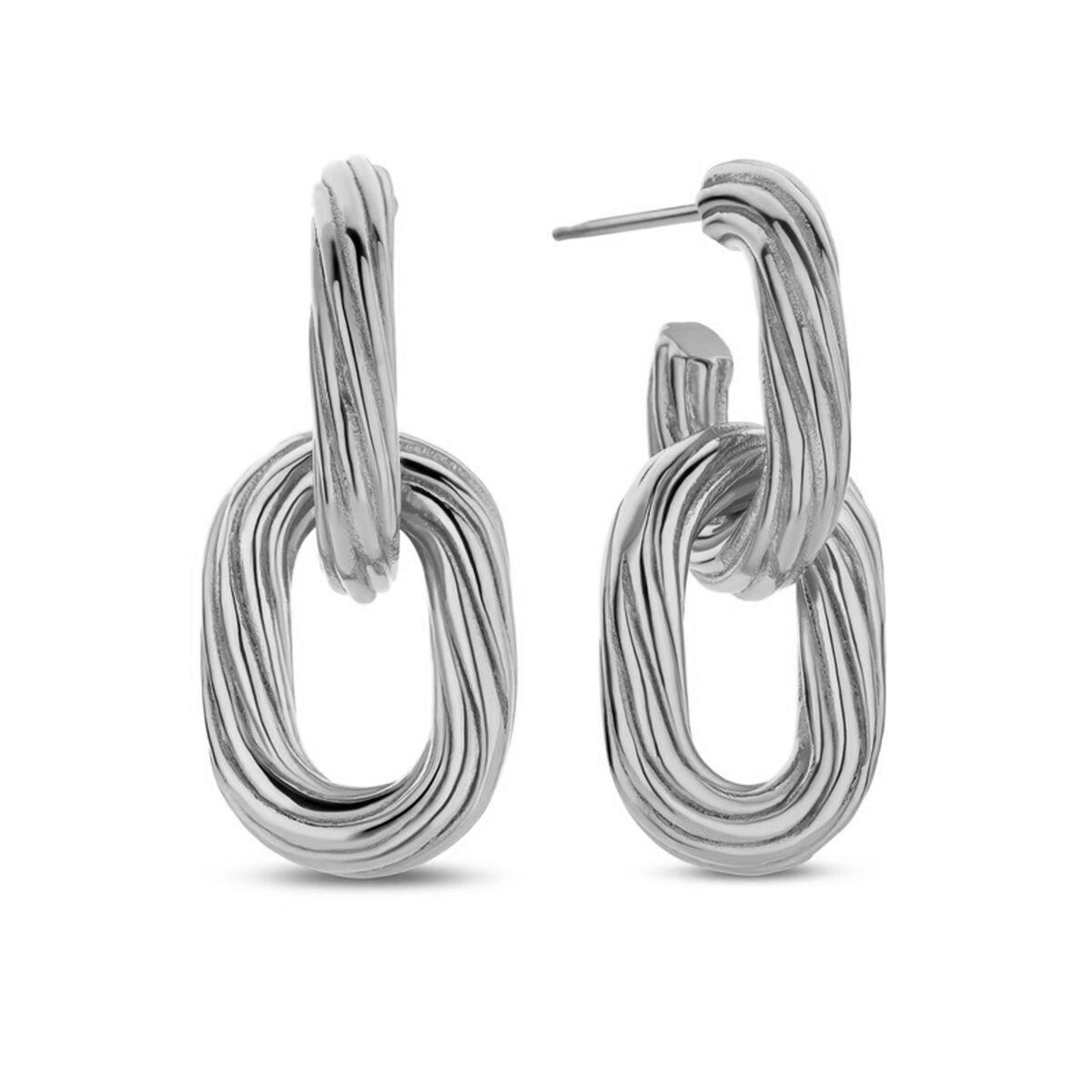 Øreringe sølvfarvet - CO88 Collection 8CE-70553