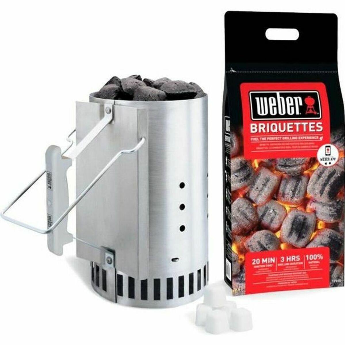 Grillstarter Weber 17631 - sølvfarvet