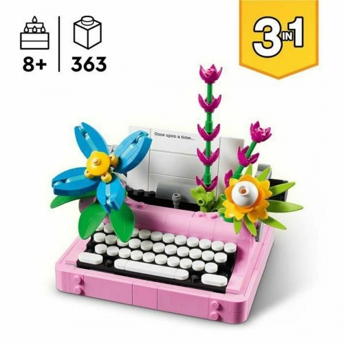 LEGO Creator 3-i-1 byggesæt - skrivemaskine med blomster