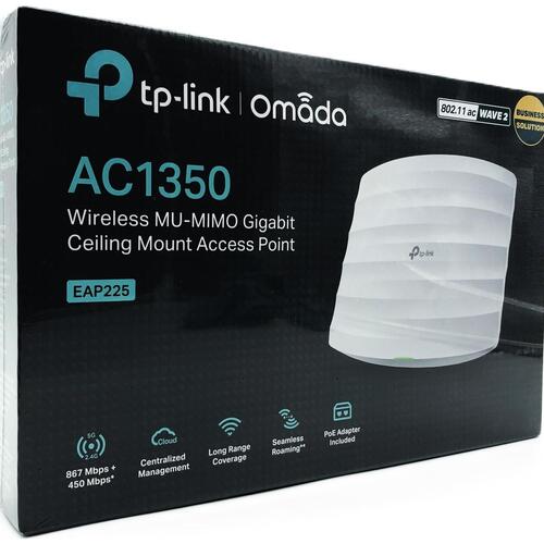 Access point TP-Link Omada EAP225 AC1350 – dual-band, hvid