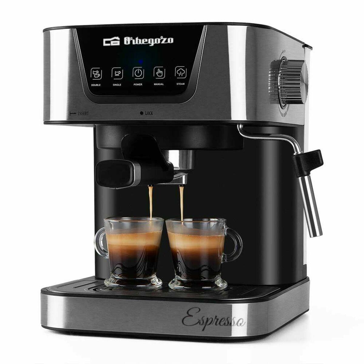 Kaffemaskine Espresso Orbegozo 1050 Sort