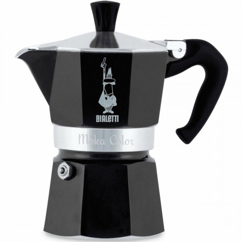 Espressokande Bialetti Moka Express - sort, 6 kopper