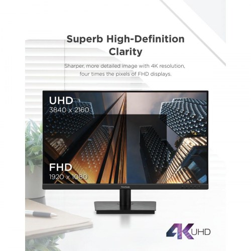 Skærm 32" 4K UHD ViewSonic VA3208 med HDR10