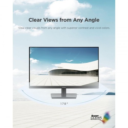 Skærm 32" 4K UHD ViewSonic VA3208 med HDR10