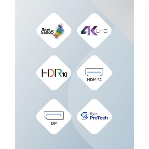 Skærm 32" 4K UHD ViewSonic VA3208 med HDR10