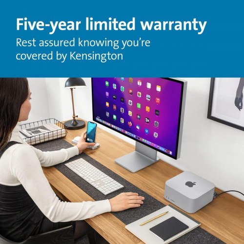 USB-kabel Kensington Locking Adapter til Mac Studio - grå/sølv