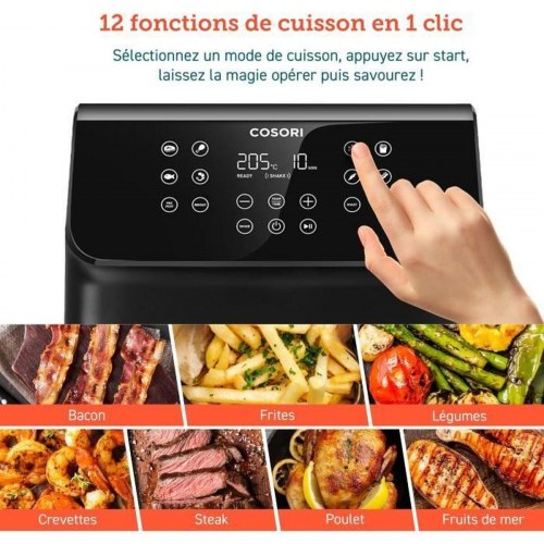 Airfryer Cosori Premium II Chef Edition - sort, 1700 W, 6,2 l