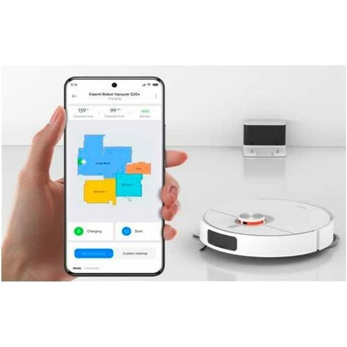 Robotstøvsuger Xiaomi BHR8159EU - hvid, Wi‑Fi, 6000 Pa