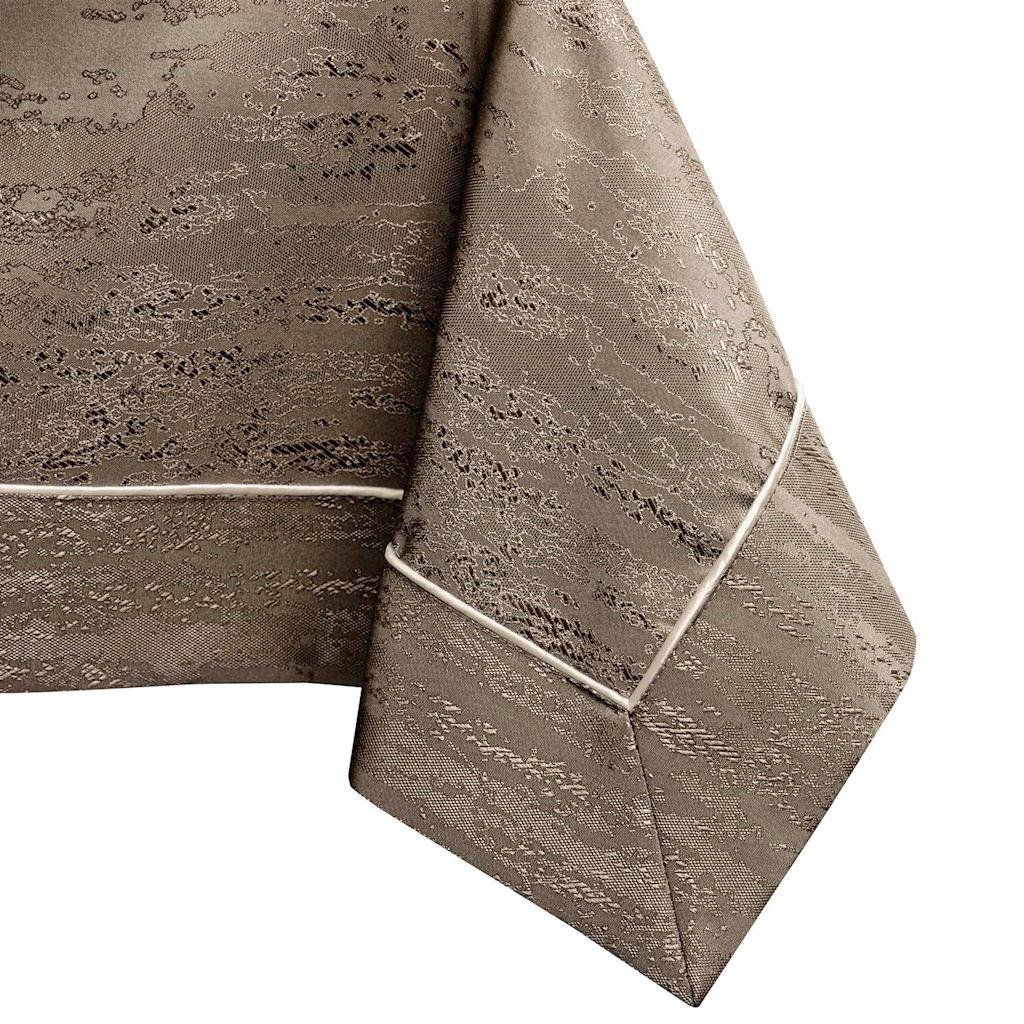 Dug rektangulær AmeliaHome Vesta - cappuccino, præget, 140×320 cm