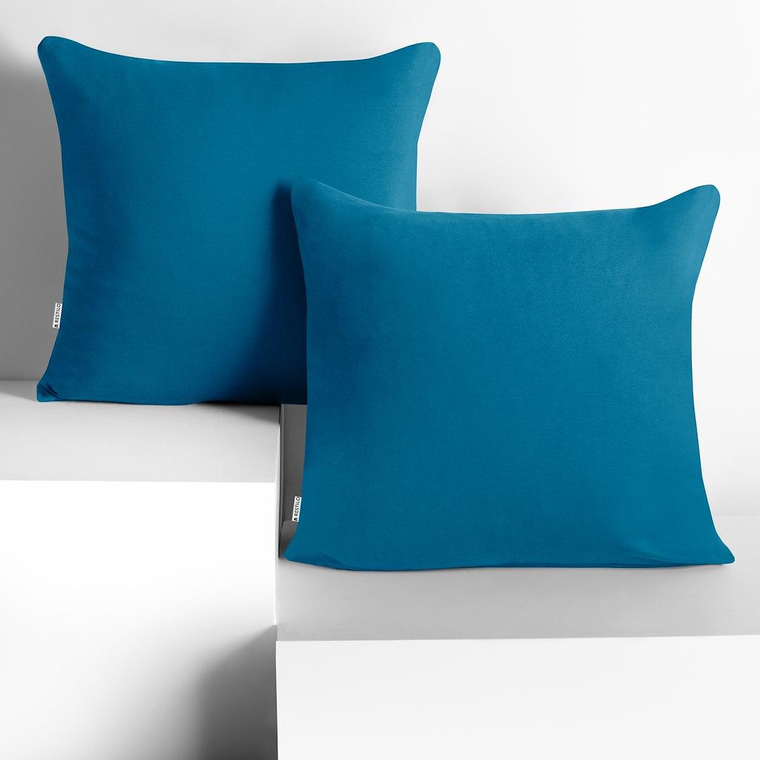 Pudebetræk 80x80 jersey - DecoKing Amber, indigo, klassisk