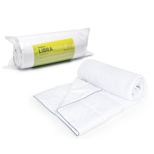 Dyne sommer 155×220 cm - Libra, hvid mikrofiber, klassisk