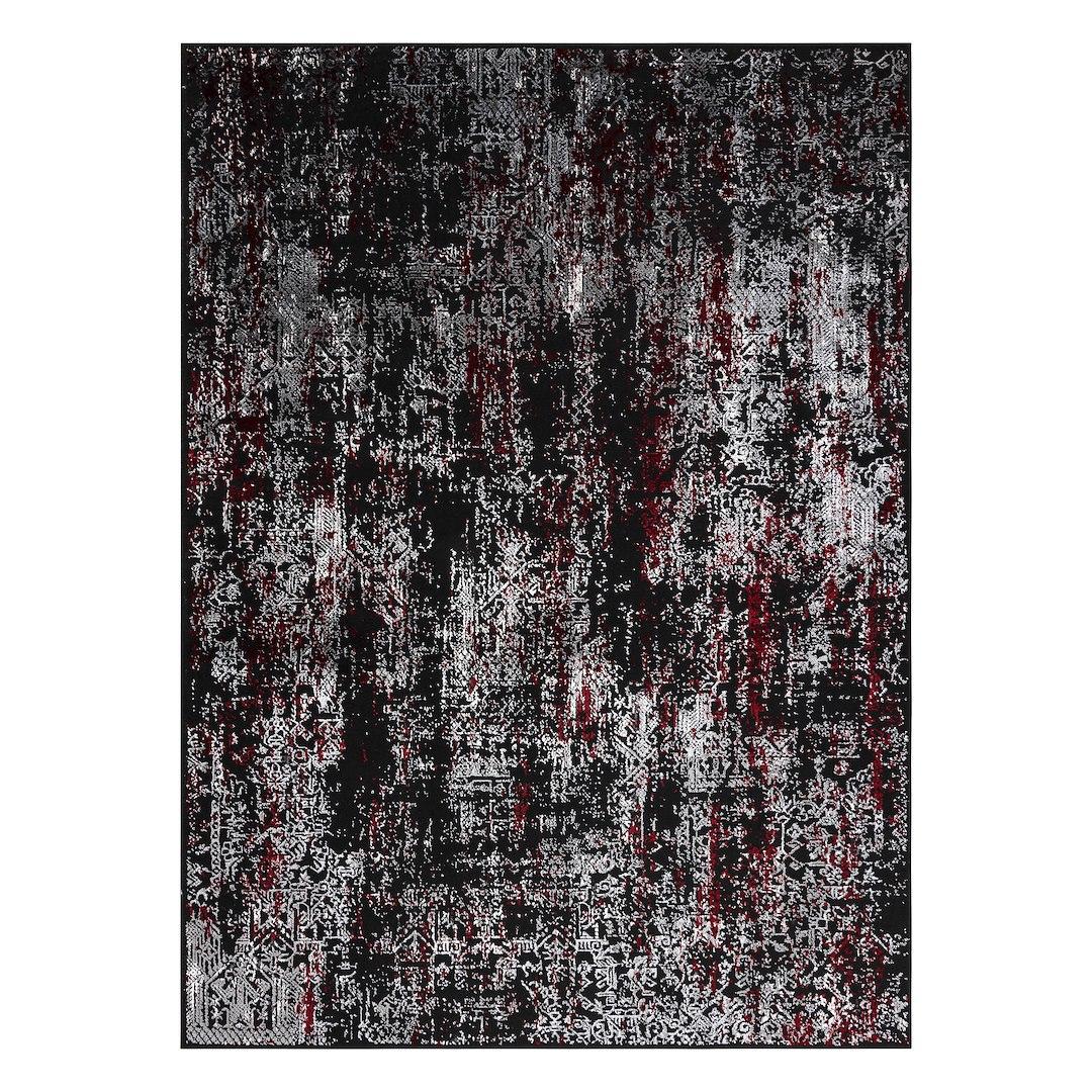 Gulvtæppe antracit 140×190 - Hakano Lean Ornament