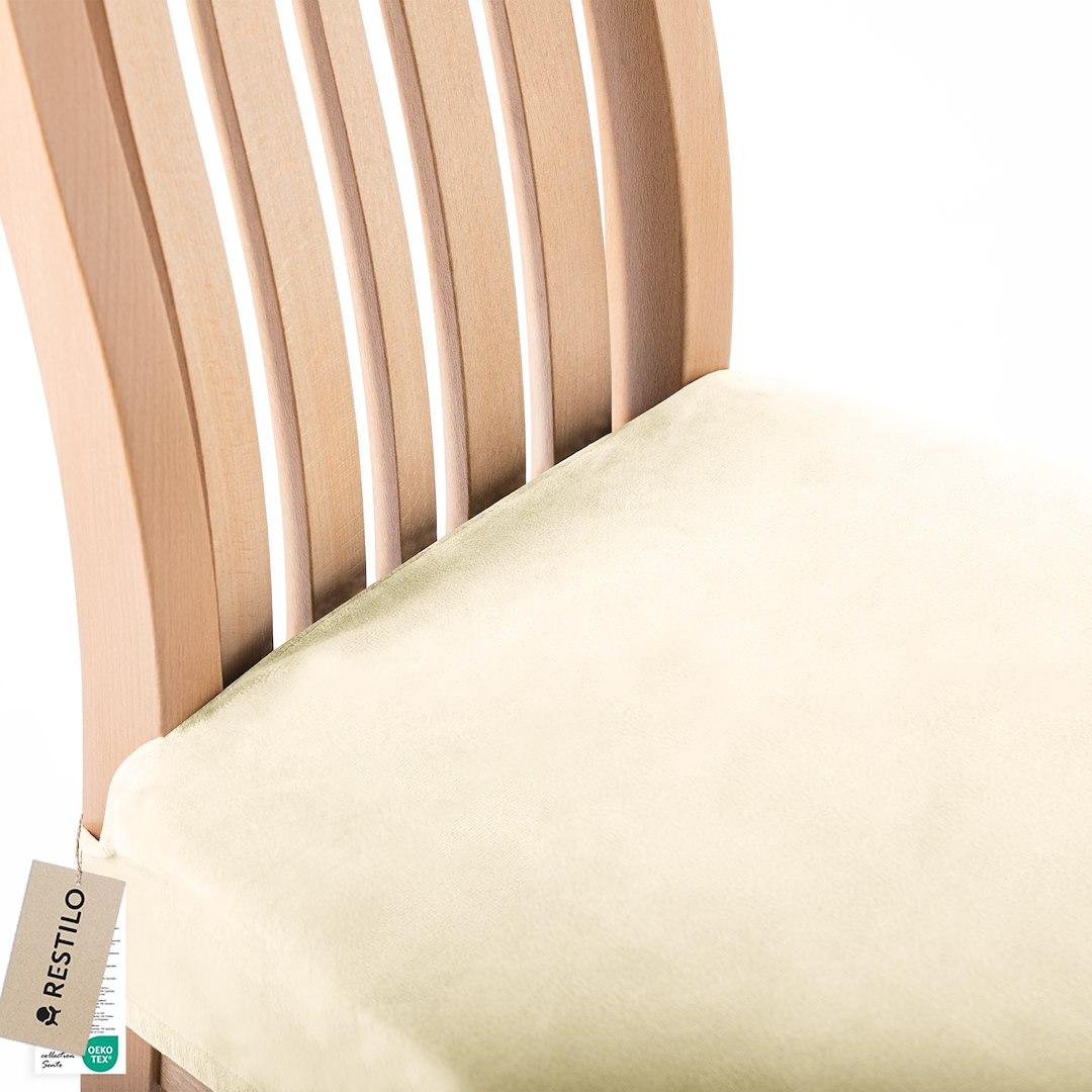 Sofaovertræk RESTILO Sento - cremefarvet, glat, klassisk