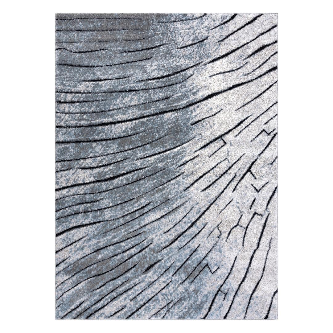 Gulvtæppe blå 120×170 - Hakano Vers Timber