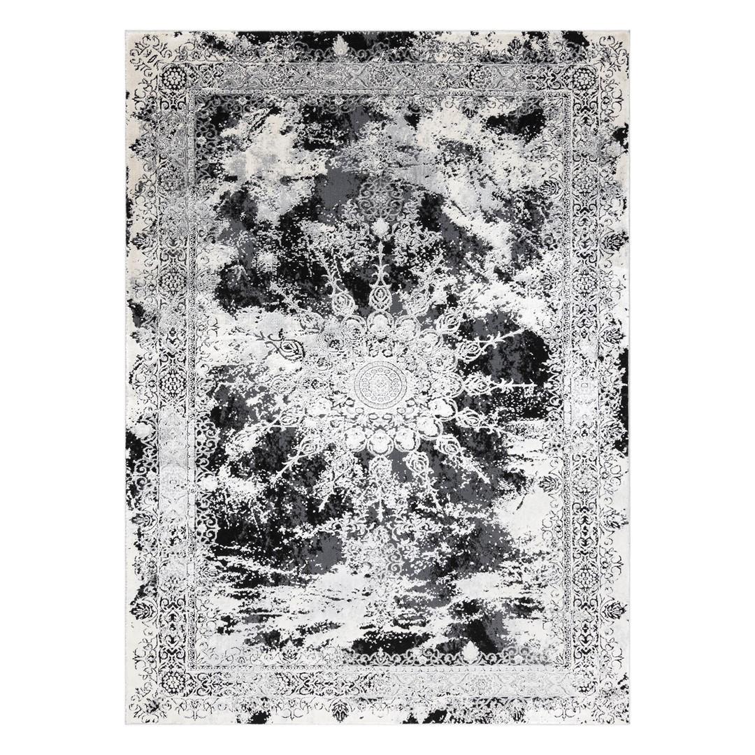 Gulvtæppe 80x150 creme - Hakano Lean Rosette