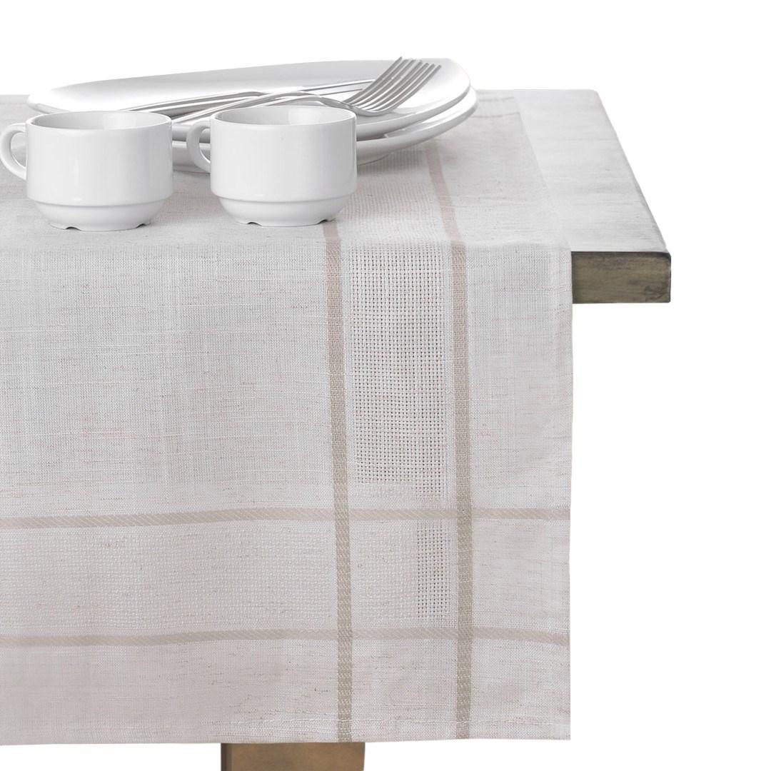 Bordløber Jedeka Old Collections - creme, broderet, 40×160 cm