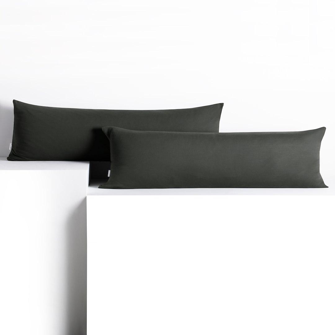 Pudebetræk jersey 40×145 grafit - DecoKing Amber