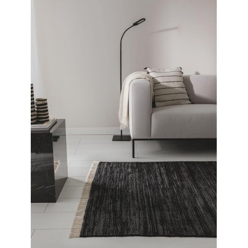 Gulvtæppe Benuta Tom 70×120 - sort, minimalistisk