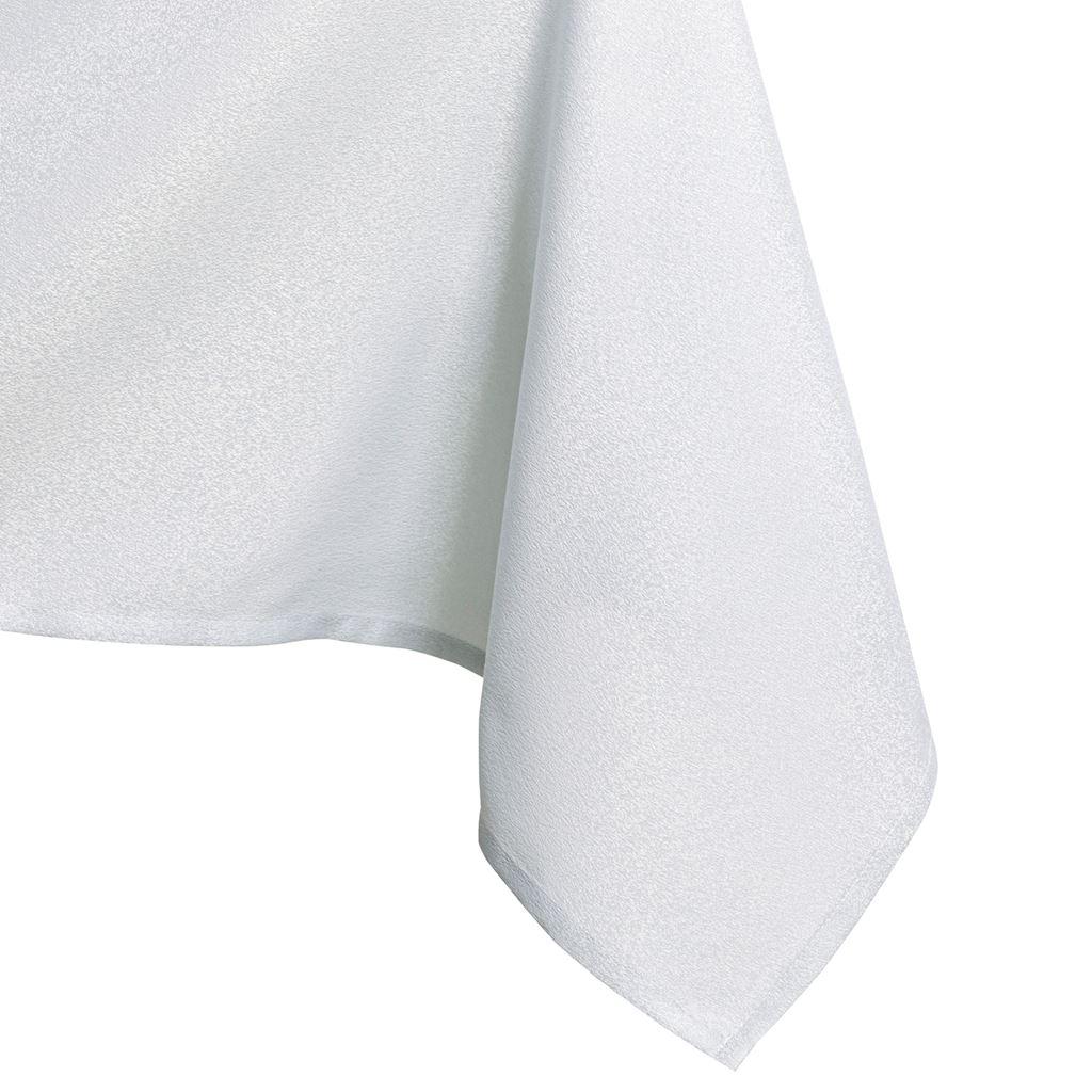 Dug AmeliaHome Empire - hvid, glat, 155×155 cm
