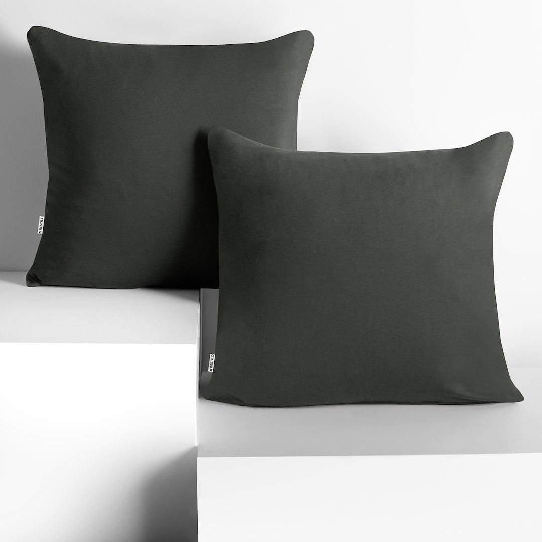 Pudebetræk 80x80 jersey - DecoKing AMBER, grafit