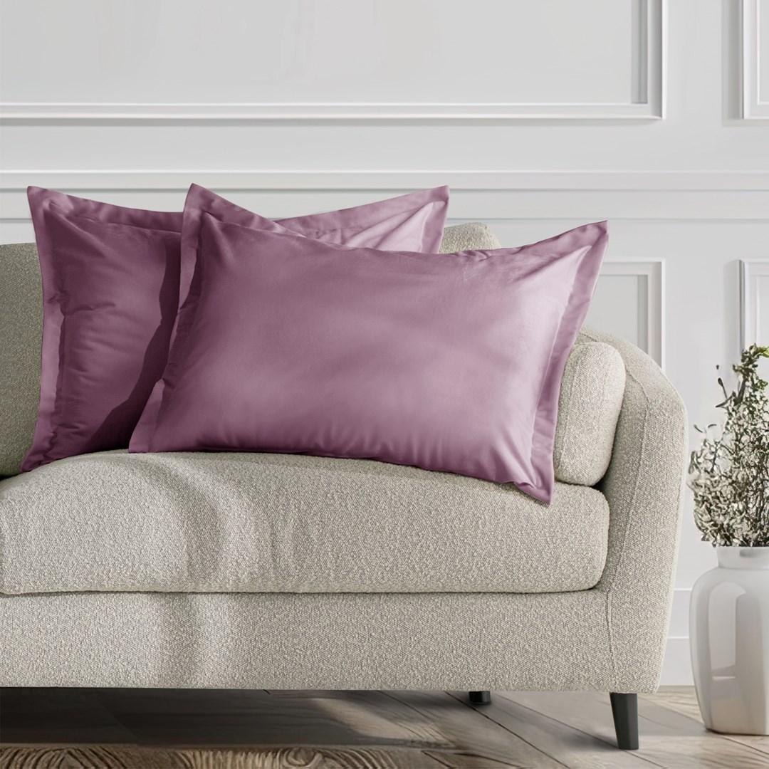 Pudebetræk fløjl 50×70 cm - pudderlyserød, glamour - AmeliaHome (sæt af 2)