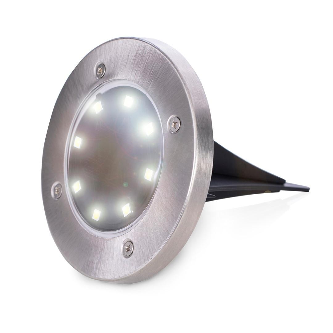 Solcellelampe til haven AmeliaHome Solux - sølv, klassisk