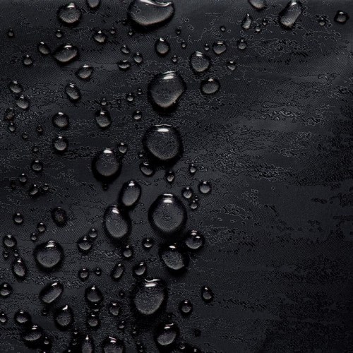 Dug rund sort 100 cm – AmeliaHome Vesta, præget