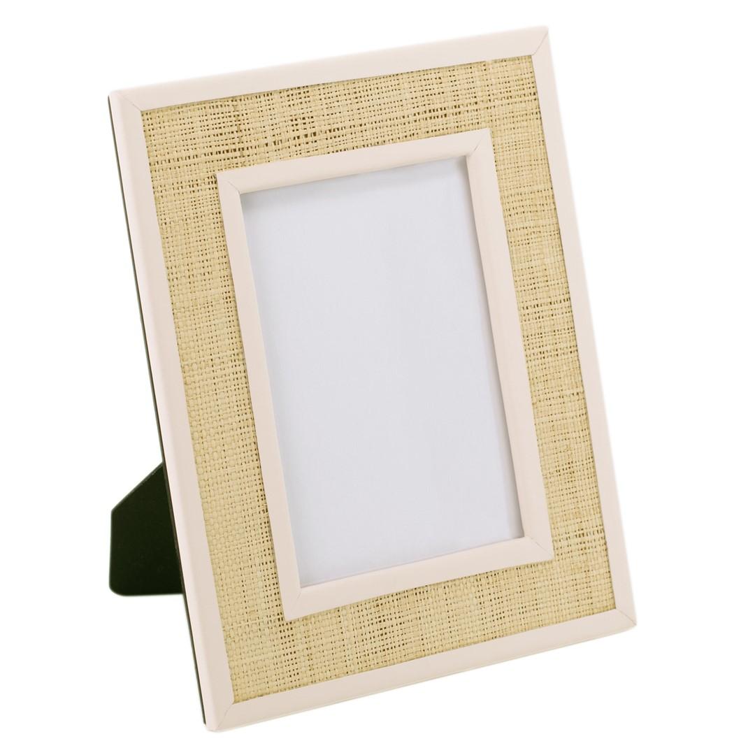 Fotoramme AmeliaHome RAFI - beige boho, 21×26 cm