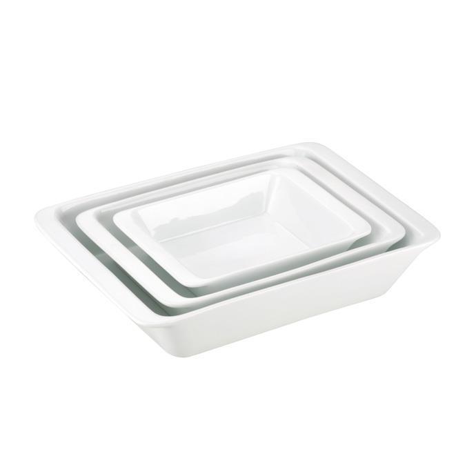 Ovntæt fad i porcelæn Tescoma GUSTITO - hvid, 26 × 16,5 cm